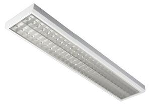 LED lámpatest , mennyezeti , tükrös , rácsos , 150 cm , 57W , természetes fehér
