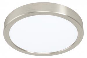 LED panel , 16.5W , falon kívüli , kerek , természetes fehér , matt nikkel keret , EGLO , FUEVA 5 , 99229