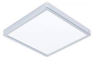 LED panel , 20W , falon kívüli , négyzet , meleg fehér , króm keret , IP44 , EGLO , FUEVA 5 , 99269