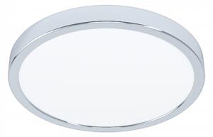 LED panel , 20W , falon kívüli , kerek , meleg fehér , króm keret , IP44 , EGLO , FUEVA 5 , 99266