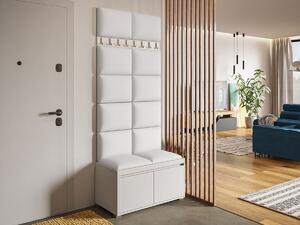 Előszoba garnitúra Comfivo Pinus IV, 207x85x34cm, Öko-bőr, Laminált forgácslap