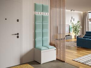 Előszoba garnitúra Comfivo Pinus VII, 207x65x34cm, Laminált forgácslap, Kárpit