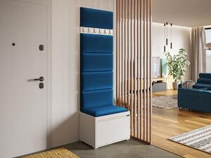 Előszoba garnitúra Comfivo Pinus V, 207x65x34cm, Kárpit, Laminált forgácslap