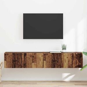 VidaXL TV Fali Szekrény 2 pcs Öreg fa 78,5 x 31 x 29,5 cm Faanyag