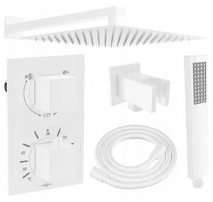 Mexen Cube DR02 beépíthető zuhany szett z fejzuhany 25 cm, Fehér - 77502DR0225-20