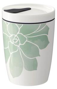 Like To Go zöld-fehér porcelán termobögre, 290 ml - Villeroy & Boch