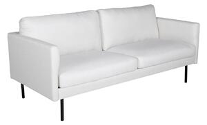 Kanapé Fercame 100, Fekete, Bézs, 180x80x78cm, Lábak: Fém