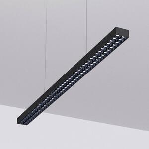 Arcchio LED irodai függőlámpa Jolinda, fekete, 118cm, fel/le, fel/le, Fekete, Dolgozószoba / Iroda, Alumínium, Modern