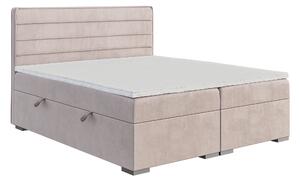 Egyszemélyes ágy Boxspring 120 cm Benio (világos lila) (matraccal és tárolóhellyel). 1043349