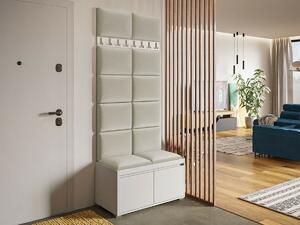 Előszoba garnitúra Comfivo Pinus IV, 207x85x34cm, Kárpit, Laminált forgácslap