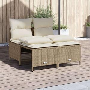 VidaXL Polyrattan Kerti Ülőgarnitúra - 2 Foteles