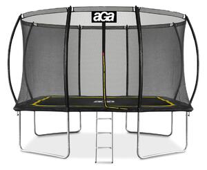Aga Téglalap alakú trambulin 244x335 cm Fekete/Sárga