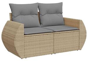 VidaXL Polyrattan Kerti Ülőgarnitúra - 6 részes - Bézs
