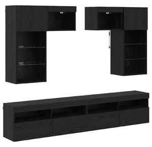 VidaXL TV Fali Egységek 6 pcs Artisan tölgy 100 x 30 x 40 cm Faanyag