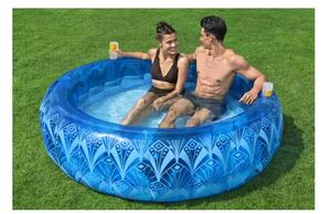 Bestway felfújható Bohemian Blue™ medence BOHO, kék, 401L