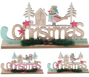 Helmi karácsonyi fa dekoráció 30cm kétféle