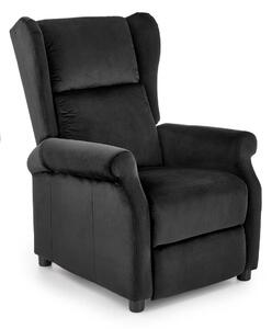 Relax fotel Houston 878, Kárpit, 83x75x92cm, Fekete
