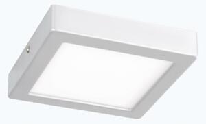 LED panel , 9.5W , falon kívüli , négyzet , természetes fehér , ezüst keret , EGLO , IDUN , 75603