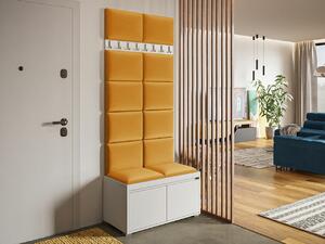 Előszoba garnitúra Comfivo Pinus IV, 207x85x34cm, Kárpit, Laminált forgácslap