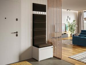 Előszoba garnitúra Comfivo Pinus V, 207x65x34cm, Kárpit, Laminált forgácslap
