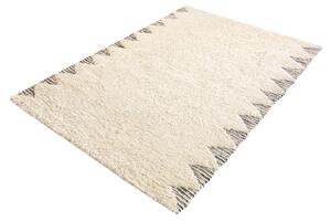 COZY bézs gyapjú szőnyeg 230x160 cm