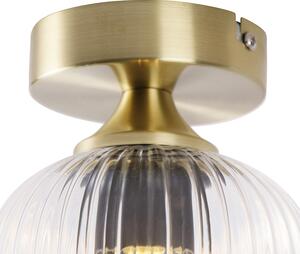 Art Deco mennyezeti lámpa sárgaréz - Banci