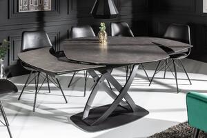 INCEPTION fekete kerámia étkezőasztal 190 cm