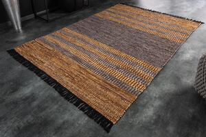 INKA barna bőr szőnyeg 160x230 cm