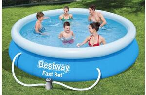 Bestway Rodosz puhafalú medence szett vízforgatóval 366 x 76 cm