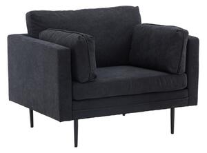 Fotel Dallas 1704, Kárpit, 84x110x86cm, Fekete