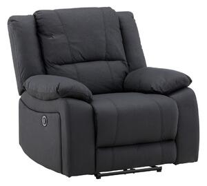 Relax fotel Dallas 4364, Öko-bőr, 100x106x96cm, Fekete