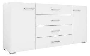 Komód Comfivo Casus, Laminált forgácslap, 74x156x35cm, Fehér