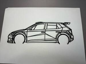 Skoda Fabia R5 faldekoráció