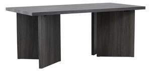 Asztal Dallas 4496, 75x90cm, Fekete