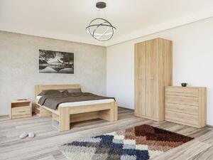 Hálószoba garnitúra Novsore 147, Laminált forgácslap, Sonoma tölgy