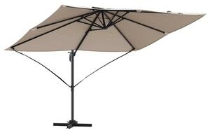 Cantilever Roma Napernyő Taupe és Fekete 352 x 251 x 260 cm