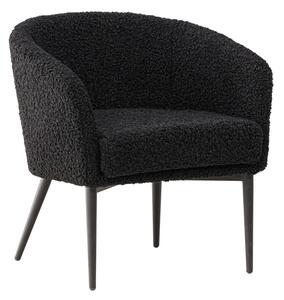 Fotel Dallas 4678, Kárpit, 70x66x64cm, Fekete
