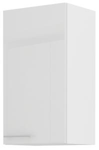 Felső konyhaszekrény Lavera 40 G 72 1F (fehér + fényes fehér)
