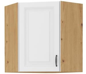 Sarok felső konyhaszekrény Sheila WH 58 x 58 GN 72 1F (artisan tölgy + fehér)