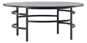 Dohányzóasztal Dallas 4696, Fém, 43cm, Fekete