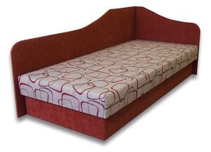 Egyszemélyes ágy (dívány) 80 cm Lady 87 (Tégla 41 + Dodo 1008) (J)