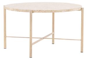 Dohányzóasztal Dallas 4712, Fém, 40cm, Bézs