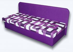 Egyszemélyes ágy (dívány) 80 cm Lady IV (Lila 49 + Gusto 10)