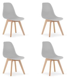 Valora KITO SZÉK Ergonomikus szürke fa étkező x4