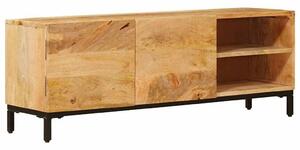 VidaXL Tároló szekrények ajtóval Barna 110 x 30 x 40 cm Tömör Mangófát