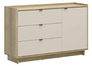 Komód Lorlivo 100, Laminált forgácslap, 86x134x42cm, Tölgy, Kasmír