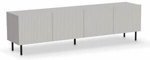 TV-állvány Livsonu 104, Közepes sűrűségű farostlemez, Laminált forgácslap, 54x200x40cm, Kasmír