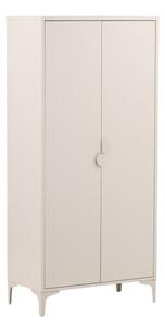 Gardróbszekrény Romcamu 106, Fém, 183x85x45cm, Bézs
