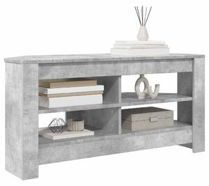 VidaXL SarokTVSzekrény Beton Szürke 102 x 40,5 x 45 cm Faanyag