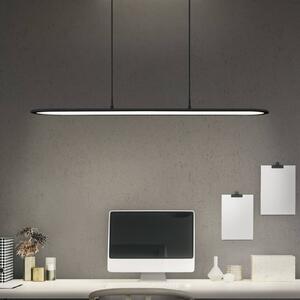 OSRAM LED-függesztett Office line Panel Ellipse fekete 940 dimmelhető, dimmelhető, Fekete, Dolgozószoba / Iroda, Alumínium, Modern